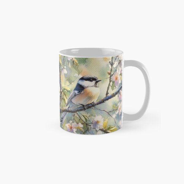 Item preview, Chickadee in Blossom Tree designed and sold by laurashawart.
