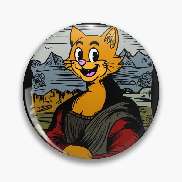 Artikelvorschau, Miau Lisa entworfen und verkauft von Kate Miller Illustrator.