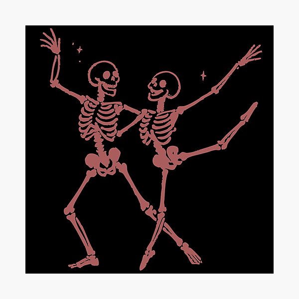 Artikel-Vorschau von Halloween Dance Vibe for Skeleton Lovers, designt und verkauft von SoftSpokenRebel.