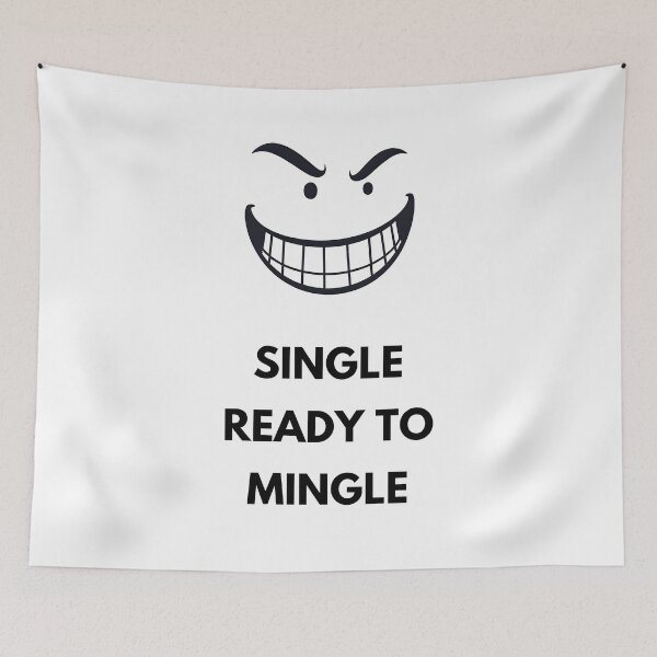Item preview, Single Ready To Mingle designed and sold by HELLO TIGER.