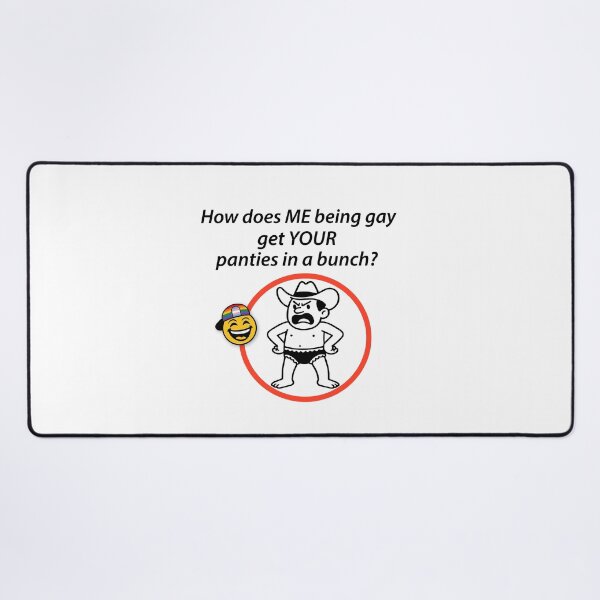 Item preview, straight man angry because another man isn't! designed and sold by Defiant Art.