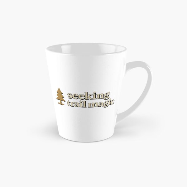 Item preview, Seeking Trail Magic – Funny Minimalist Thru-Hiking Quote for Serious Hikers designed and sold by Free Soul Designs.