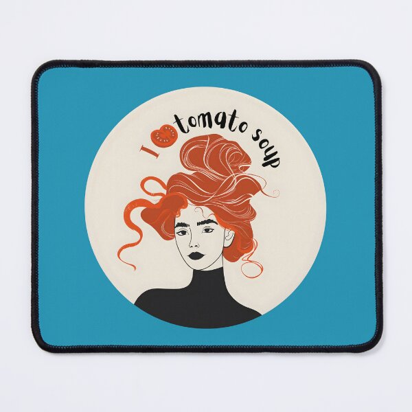 Item preview, I Love Tomato Soup - Beautiful Red Headed Woman designed and sold by ColoursByAlex.
