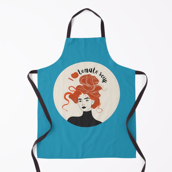 Item preview, I Love Tomato Soup - Beautiful Red Headed Woman designed and sold by ColoursByAlex.