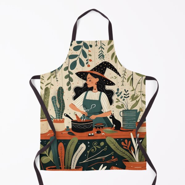 Item preview, Kitchen Witch - Designed For Cooking Fans designed and sold by ColoursByAlex.