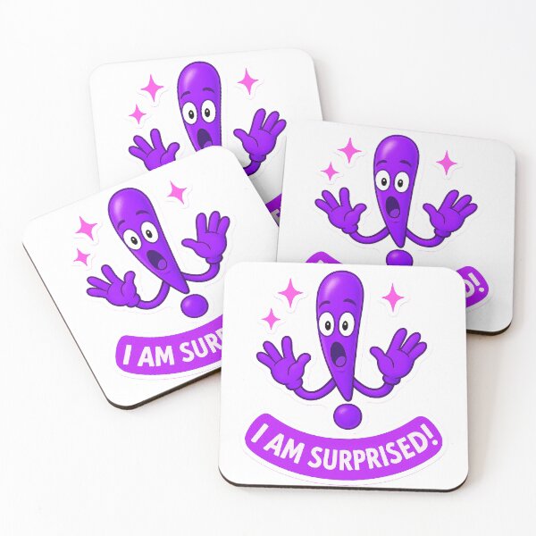 Item preview, "I Am Surprised! Cute Cartoon Exclamation Point" designed and sold by Kuber16.