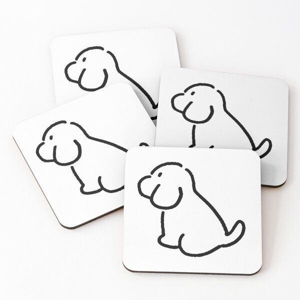 Item preview, dog sitting doodle drawing designed and sold by joinspn18.
