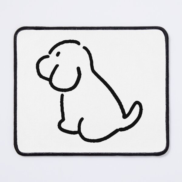Item preview, dog sitting doodle drawing designed and sold by joinspn18.