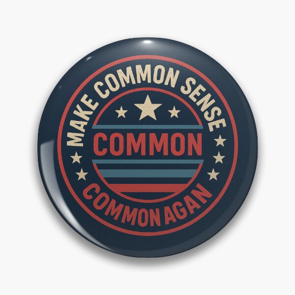 Item preview, Make Common Sense Common Again. Sticker designed and sold by Artivio2025.