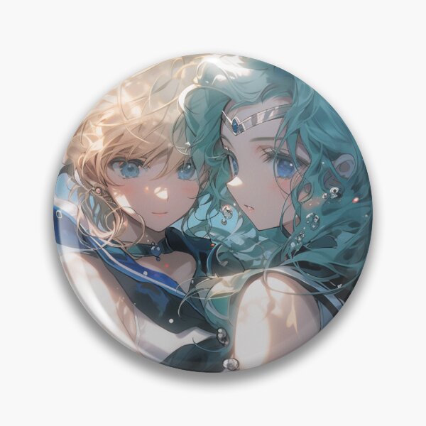 Item preview, Sailor Uranus and Sailor Neptune Stylized designed and sold by Solace Sparkles.