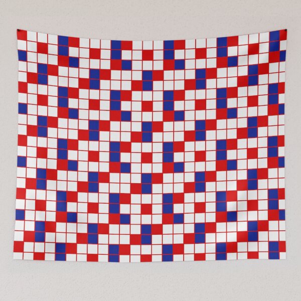 Item preview, Colorful Retro Pixel Grid Pattern – Vibrant Multicolor Abstract Check Design designed and sold by larissa-myrie.