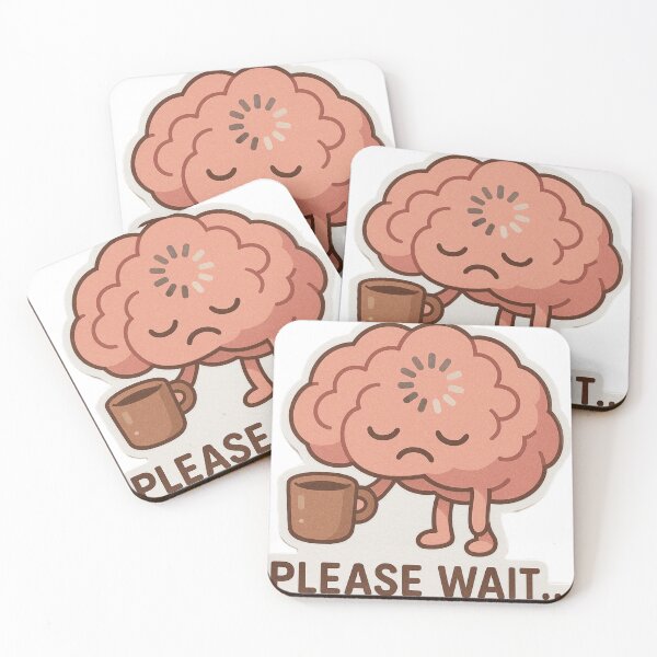 Item preview, Brain Overload buffering  designed and sold by TheStickerCabin.