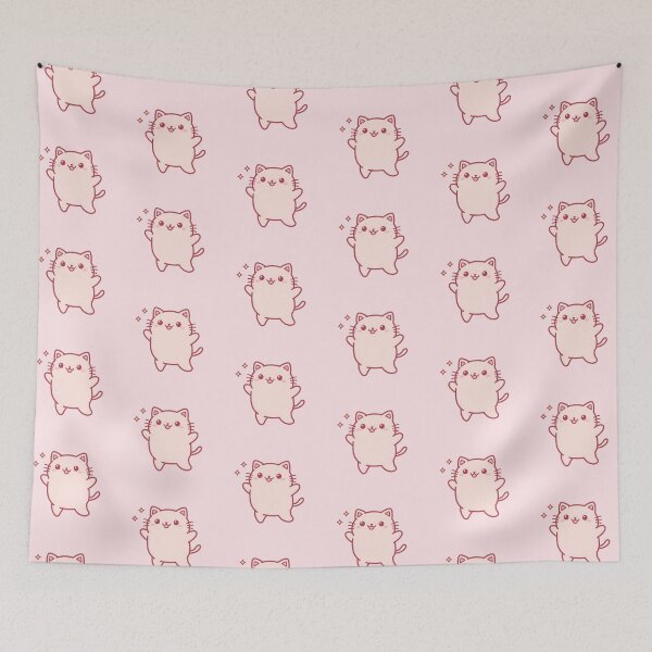 Item preview, Happy Chubby Kawaii Cat Smiling designed and sold by Cherry Dreams.