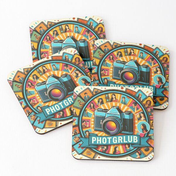 Item preview, Photography Club Badge – Retro Camera & Lens Icon Design designed and sold by ashokreddy343.