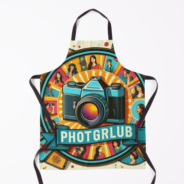 Item preview, Photography Club Badge – Retro Camera & Lens Icon Design designed and sold by ashokreddy343.