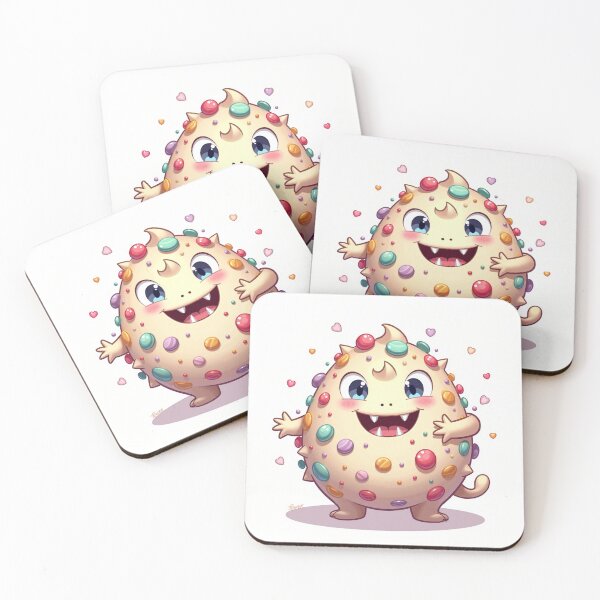 Item preview, Cute Candy Monster – Adorable Kawaii Sweet Tooth Design designed and sold by MangaVixens.