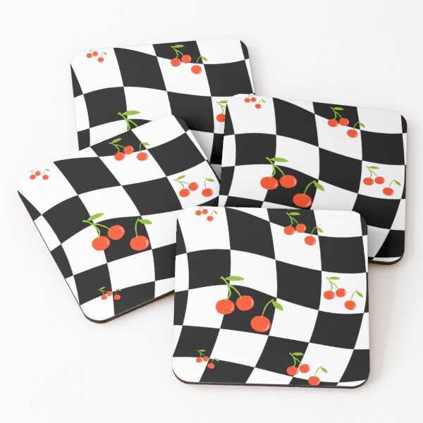 Item preview, checkers and cherries designed and sold by M-J-A-C.