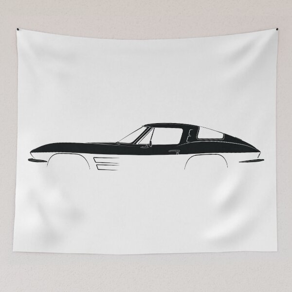 Item preview, Corvette C2 designed and sold by Car Silhouettes.