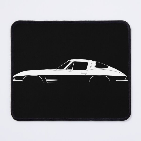 Item preview, Corvette C2 (White) designed and sold by Car Silhouettes.