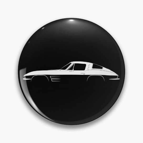Item preview, Corvette C2 (White) designed and sold by Car Silhouettes.