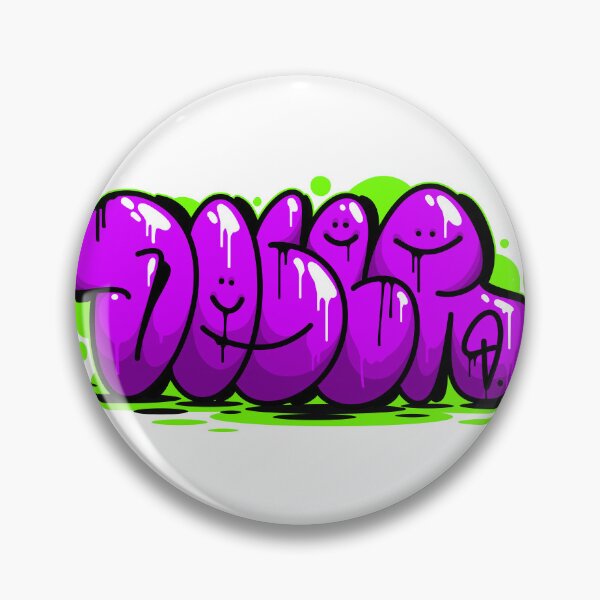 Item preview, DOSER Graffiti Throwup – Magenta with Neon Green Outline & Drip Effect designed and sold by DOSERONE.