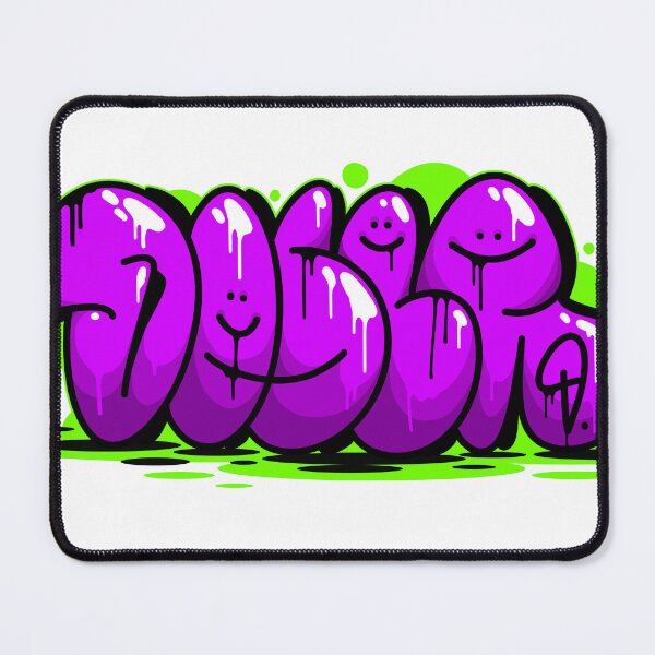 Item preview, DOSER Graffiti Throwup – Magenta with Neon Green Outline & Drip Effect designed and sold by DOSERONE.