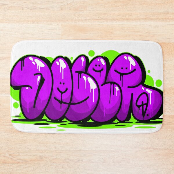 Item preview, DOSER Graffiti Throwup – Magenta with Neon Green Outline & Drip Effect designed and sold by DOSERONE.