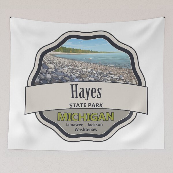 Item preview, Hayes State Park, Lenawee - Jackson - Washtenaw, Michigan designed and sold by Wanderful-roads.