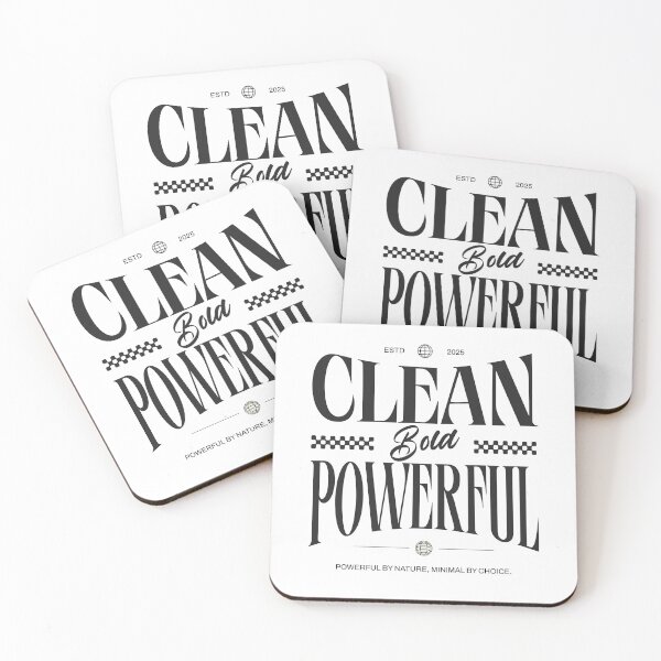Item preview, Clean. Bold. Powerful. – Statement design designed and sold by ByZimbo.