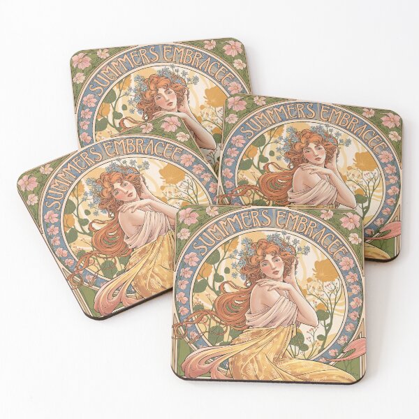 Item preview, Cuadro de Alphonse Mucha que representa el verano designed and sold by Tamas Das.