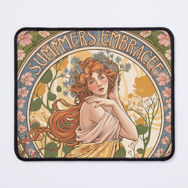 Item preview, Alphonse Mucha Painting Depicting Summer designed and sold by Tamas Das.