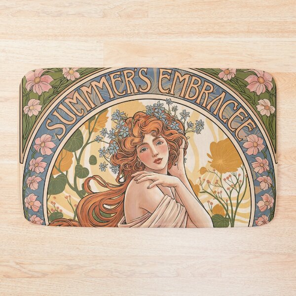 Item preview, Alphonse Mucha Painting Depicting Summer designed and sold by Tamas Das.