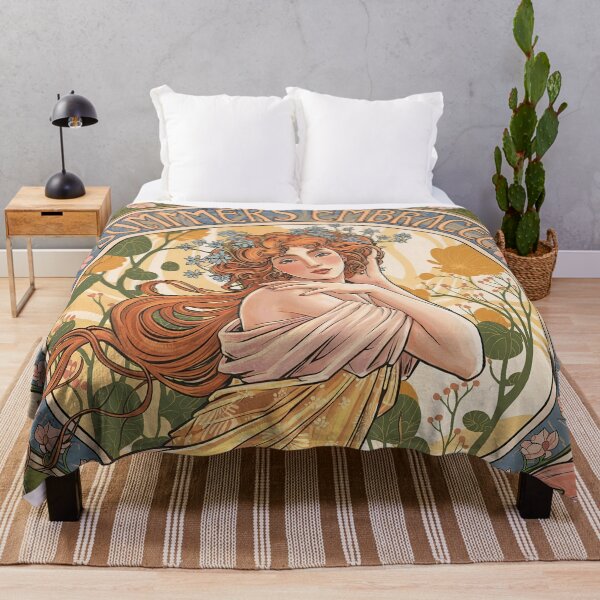 Item preview, Alphonse Mucha Painting Depicting Summer designed and sold by Tamas Das.