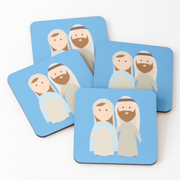 Item preview, St. Joseph and Virgin Mary designed and sold by thewishdesigns.