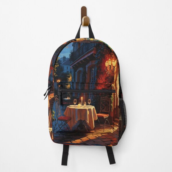 Item preview, A candle lit evening outside the Bistro. designed and sold by janice56.