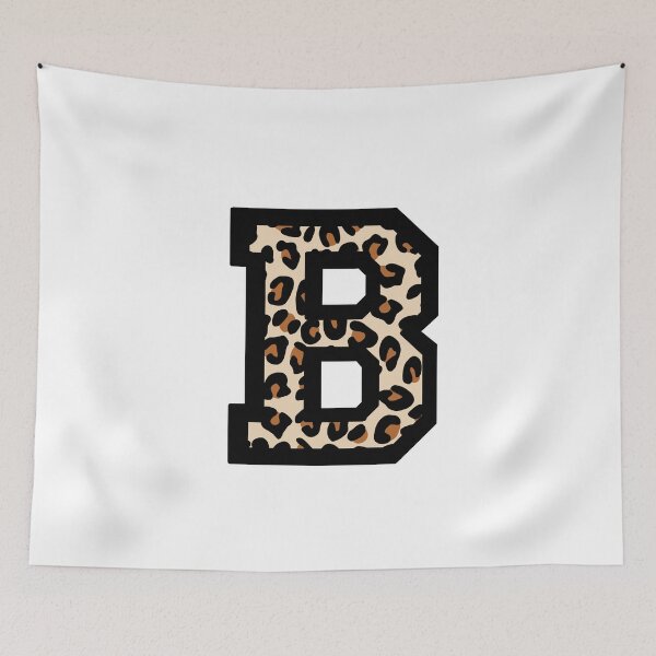 Item preview, Letter B leopard print designed and sold by rosipos.