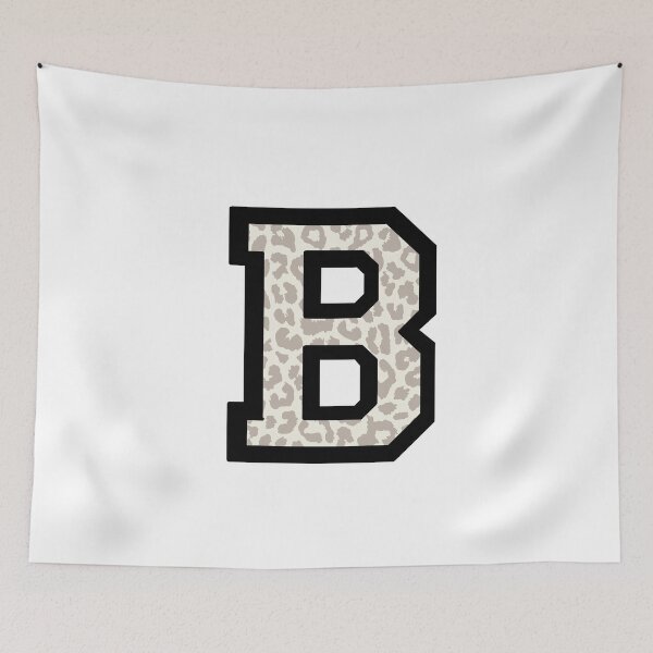 Item preview, Letter B leopard print designed and sold by rosipos.