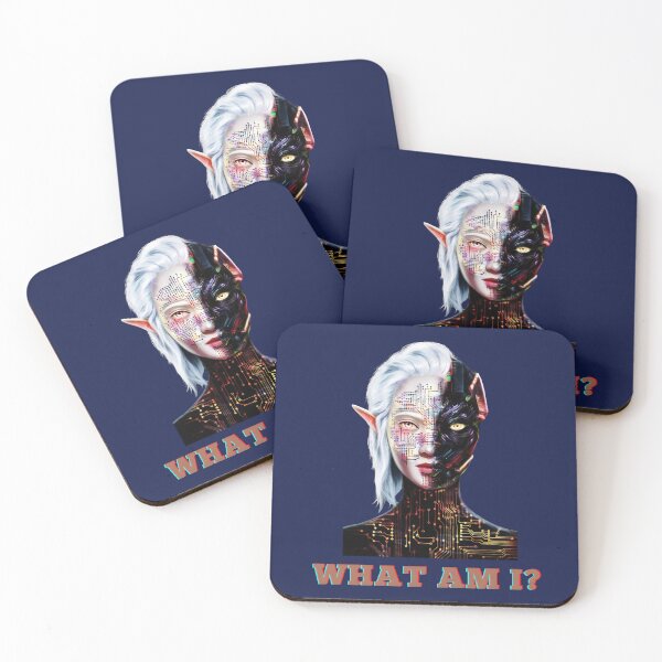 Item preview, Half Human, Half Machine: "WHAT AM I?" designed and sold by Dakson Design - Fantasy Art.
