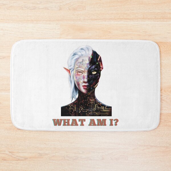 Item preview, Half Human, Half Machine: "WHAT AM I?" designed and sold by Dakson Design - Fantasy Art.