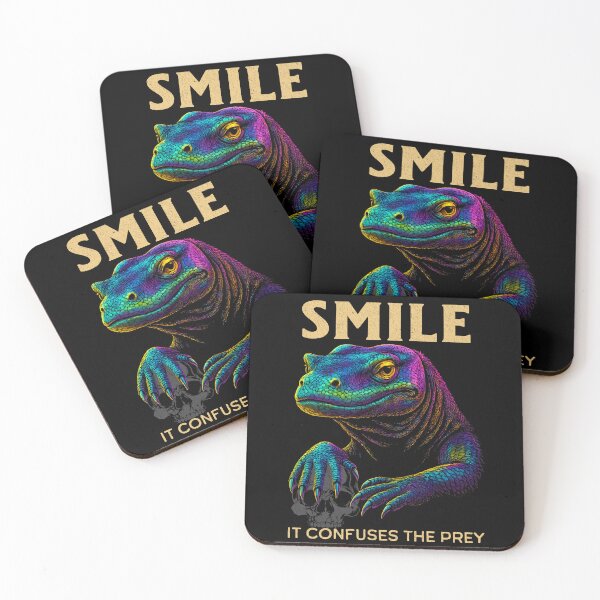 Item preview, Smile Komodo Dragon – Confuse the Prey in Style designed and sold by Place-Heritages.