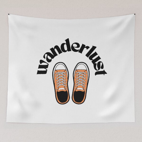 Item preview, Wanderlust Sneakers for Travel Lovers designed and sold by ObsidianDaz.