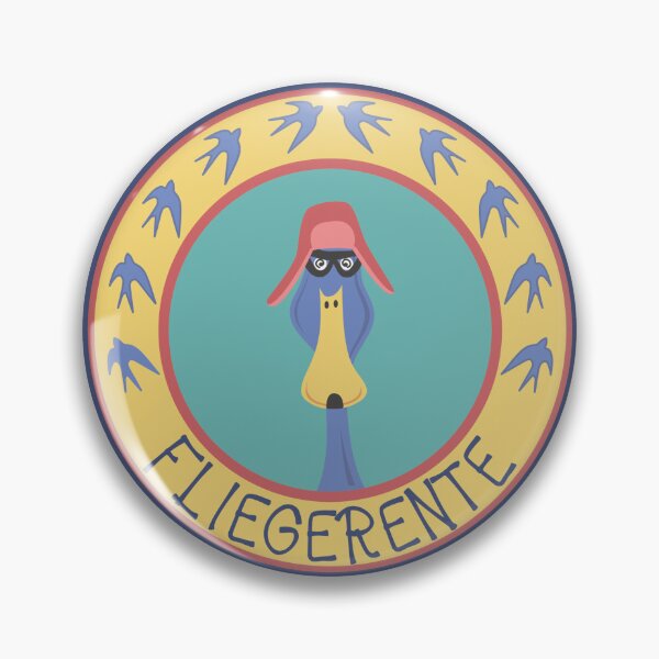 Item preview, Logo flying duck drake with aviator goggles designed and sold by RosisEnkelin.
