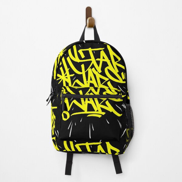 Item preview, Starwars Graffiti Tag – Yellow Lettering with Light Speed Motion Lines designed and sold by DOSERONE.