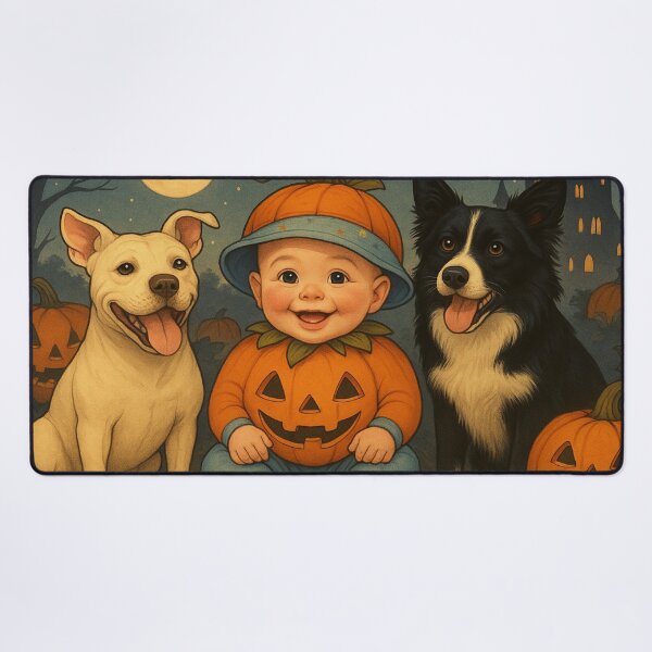 Item preview, Baby’s First Halloween (With Bodyguards) - Large Print designed and sold by Moshop08.