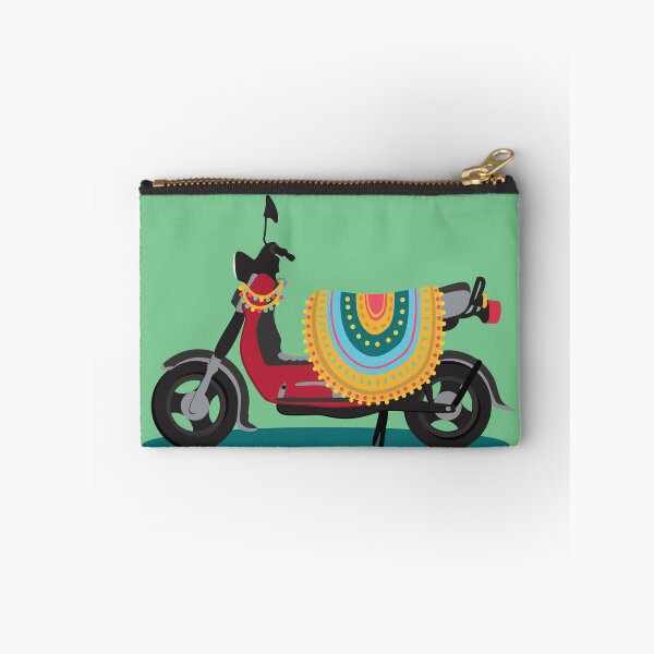 Item preview, SR 50: Simson scooter with bobble band and green blanket designed and sold by RosisEnkelin.