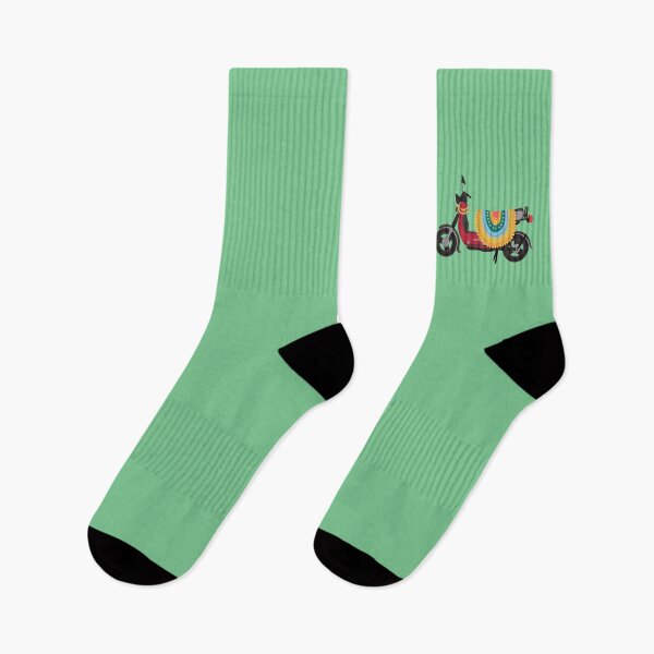 Item preview, SR 50: Simson scooter with bobble band and green blanket designed and sold by RosisEnkelin.