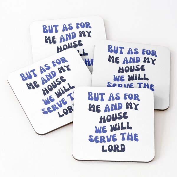 Item preview, As for Me and My House We Will Serve the Lord designed and sold by Chamindas Crazy Crafts.