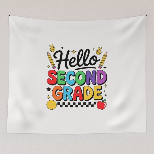 Item preview, Hello Second Grade Team 2nd Grade Back to School  designed and sold by facegm.