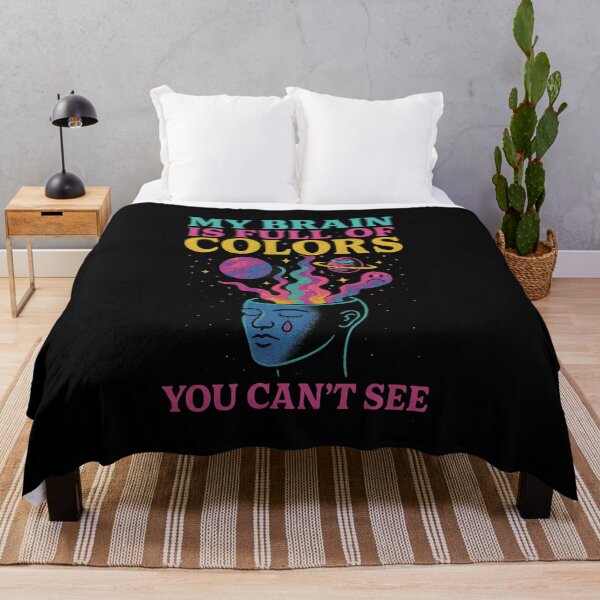 Item preview, My Brain Is Full of Colors – Psychedelic Trippy Shirt designed and sold by Elfonso.