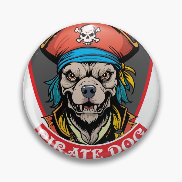 Item preview, Cool Pirate Dog | Fierce & Adorable Sea Captain Pup designed and sold by rachata444.